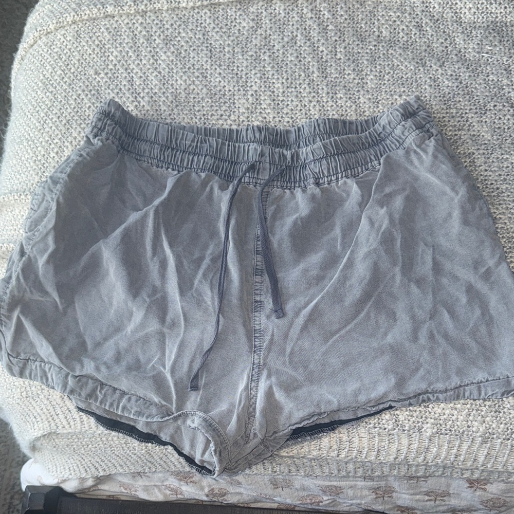 Garage Women's Athletic Shorts in Gray